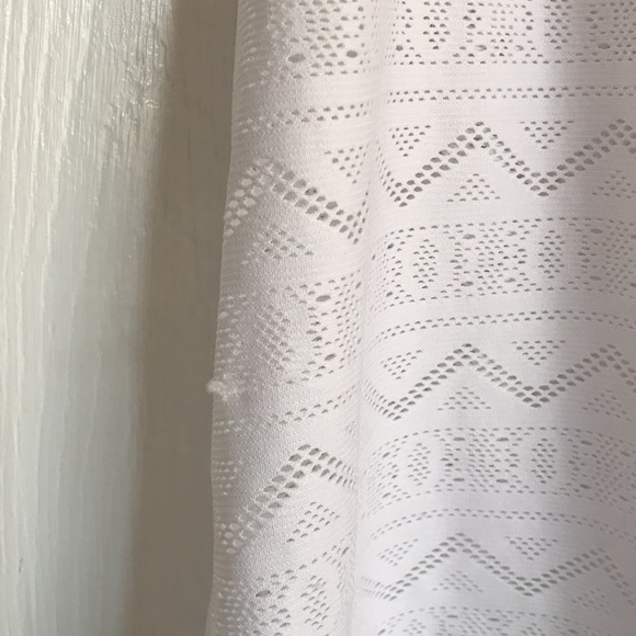 KOTON Beachwear White Coverup Size Medium - Picture 6 of 8